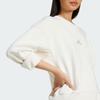 Adidas Solid Color Round Neck Comfortable Long Sleeve Sweatshirt Women tops Han-Jade-White IY6748