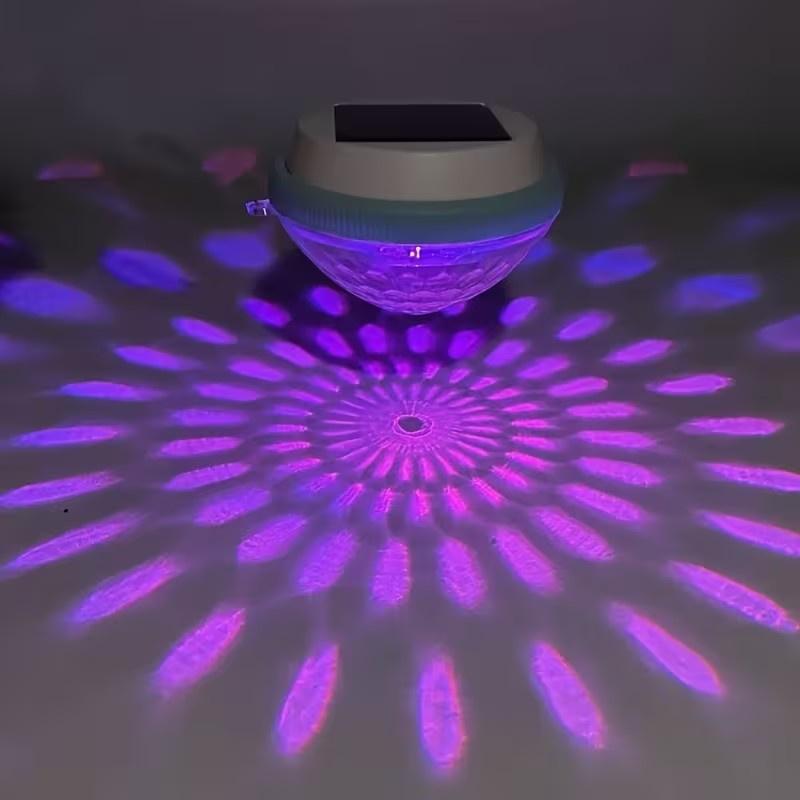 LED Solar Schwimmende Lichter Heißwasserquellen Lichter Pool Lichter Pool Landschafts Lichter Farbwechselnde Pool Lichter Dekorationslichter Umgebungslicht