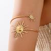Bohemian Style Open Arm Ring Sunflower Arm Bracelet Fashion Arm Bangle  Jewelry Gift