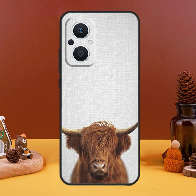 Highland Cows Case For OPPO Reno 5 Lite 4 6 7 8 10 Pro 11 F 4Z 5Z 8T OPPO Find X2 X3 Lite X5 X6 Pro Cover