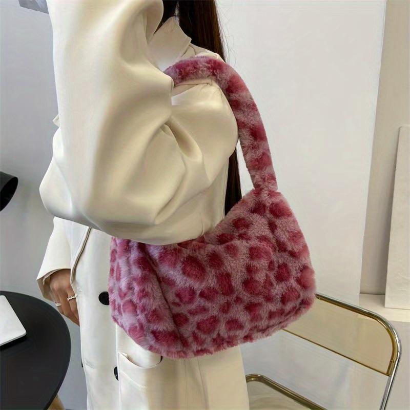 Handbag, Chic Lightweight, Shoulder Purse with Zip Closure, Y2K Style, Perfect for Valentine's Day