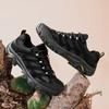 Fashion Breathable Casual Shoes Comfortable Mens Leather Walking Shoes Classic Outdoor Sneakers Lace Up Hiking Sports Footwear Trainers
