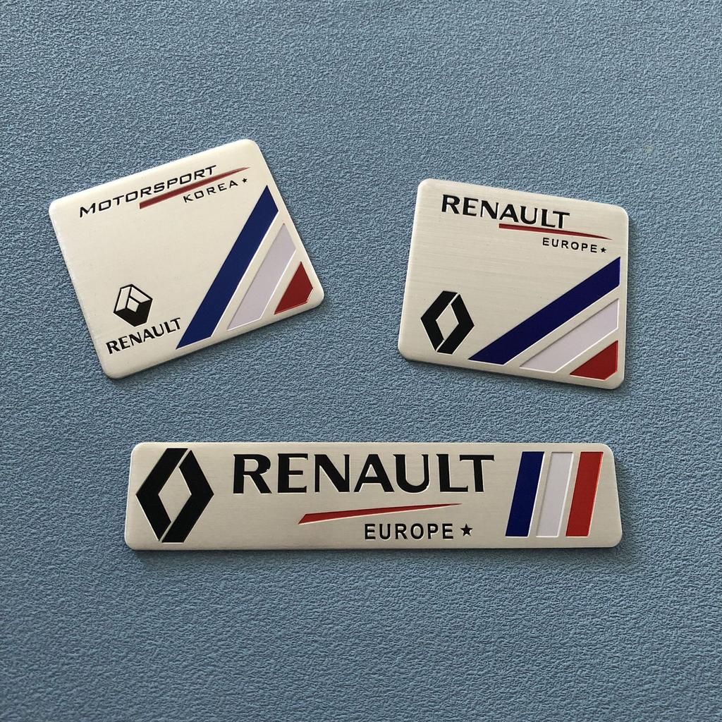 Car Emblem Sticker Accessories For Renault RS GT Clio Megane PARLS PREMIERE Captur Trafic Twingo Scenic 2 Kadjar Zoe Kangoo XX7