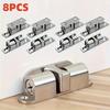 8-Piece Zinc Alloy Door Ball Locks Furniture Heavy-Duty Adjustable Positioning Clip Spring Ball Latch for Home And Office