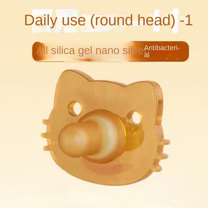 Дневная и ночная силиконовая детская пустышка из пищевого силикона, соска-пустышка для новорожденных, однотонные пустышки, силиконовая соска для малыша