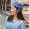 Umělecký klobouk, prodyšný umělecký a retro baret, ženský japonský osmiboký klobouk