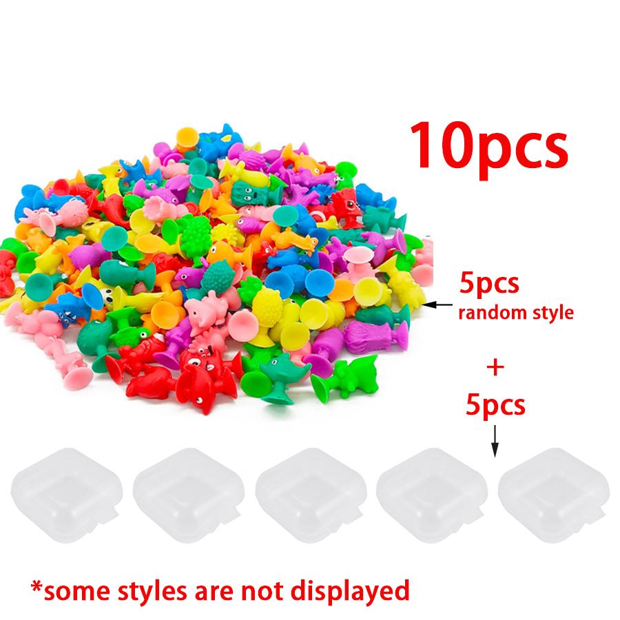 

10/20/40pcs Mini Suction Cup Doll with Storage Box Multistyle Monsters Home Decor Car Office Desk Ornament Birthday Gift XJM