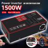 DC 12V/24V To AC 220V Car Inverter Auto Converter Inversor Car Cigarette Lighter Power Adapter 4 USB Charger 1500W