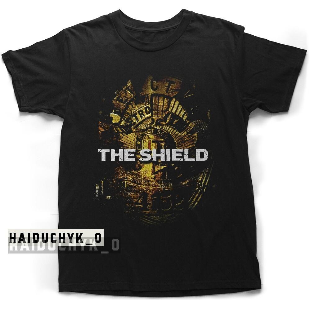 The Shield Unisex Black T-shirt Size S-5XL Unisex T-Shirt S