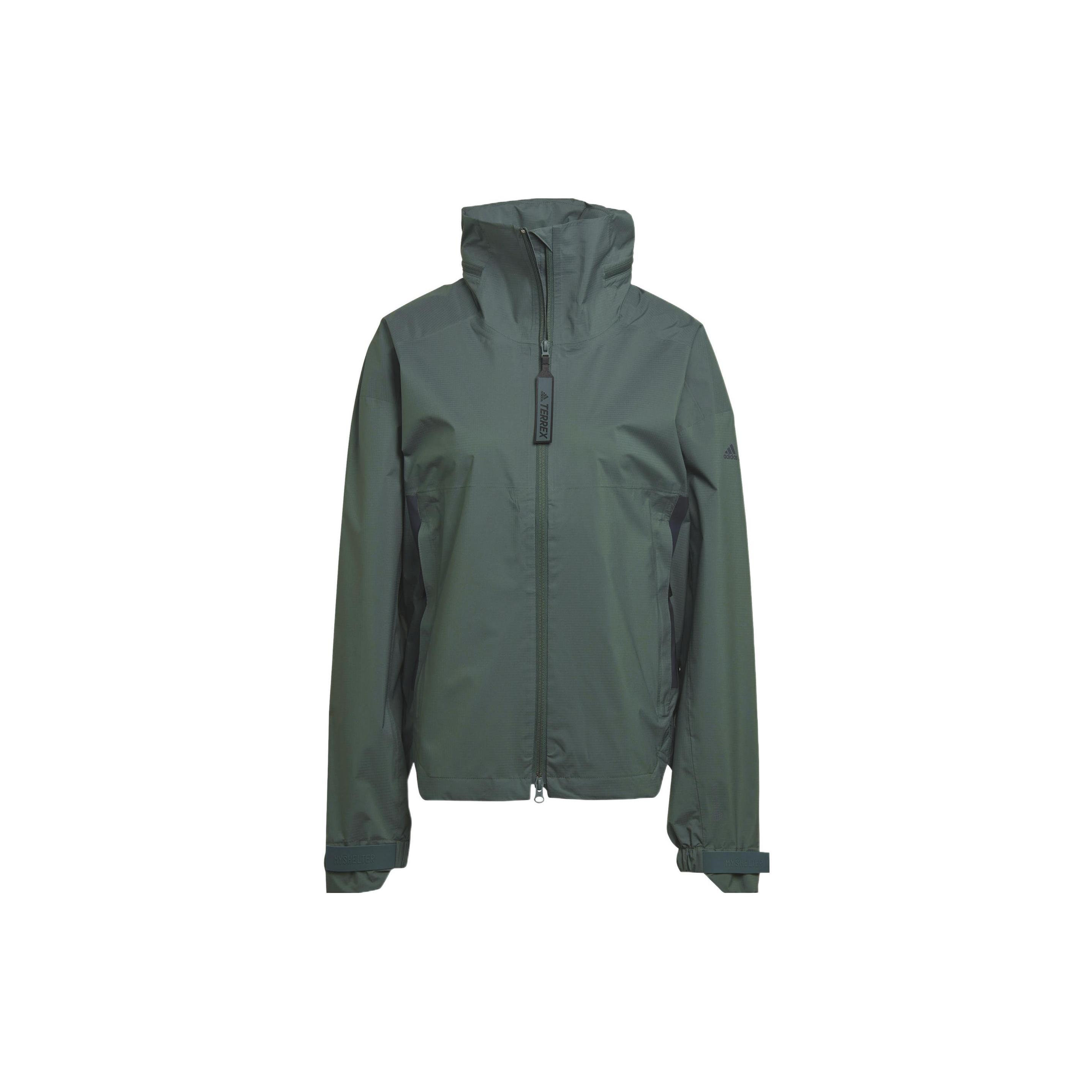 Куртки Adidas Унисекс Зеленый Стойка воротника Умеренный Другое HG6038 XL