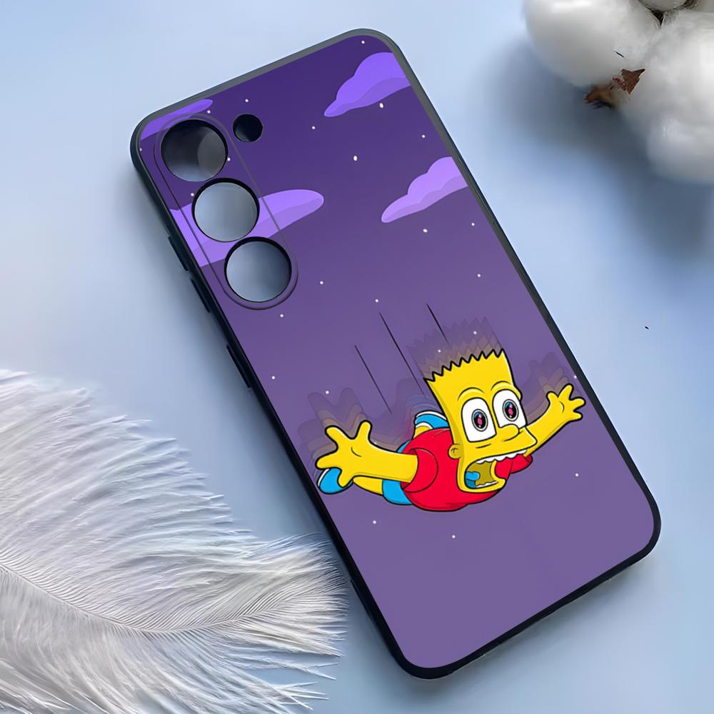 Custodia per Telefono The Simpsons per Samsung S25 Ultra S24 S23 S22 S21 S20 Plus Fe Galaxy A54 A53 A34 A25 Copertura in Silicone