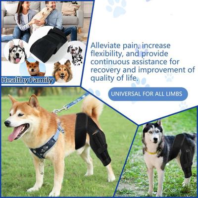 L Dog Knee Brace Hind Leg Knee Brace Enhances Recovery Dog Knee Wrap for Torn ACL Hind Leg Support Cruciate Ligament Injury