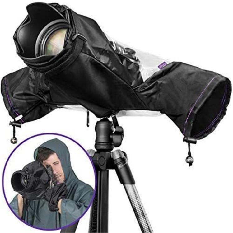 Scratch Resistant DSLR Weather Cover Elastics Bottom Band AntiMoisture Coating For Snow Sports Beach Photography Construction