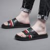 Fashion High Quality Casual Famous Brand Men Sandals Luxury Designers Genuine Leather Slipper Summer Outdoor Antiskid Beach Walking Shoe