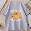 Smol Energy Big Feelings Cat Tshirts Casual Cotton Short Sleeve Round Neck Tshirt Unisex WOMEN Summer Comfortable Clothes Tops