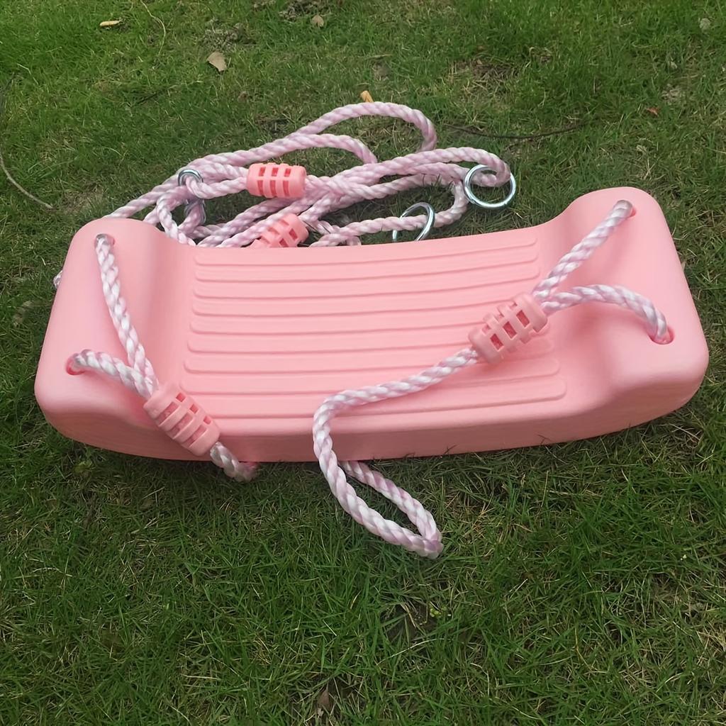 Polished PP Swing Seat for Playsets - Outdoor and Indoor Swinging Accessory, Child Physical Development Equipment