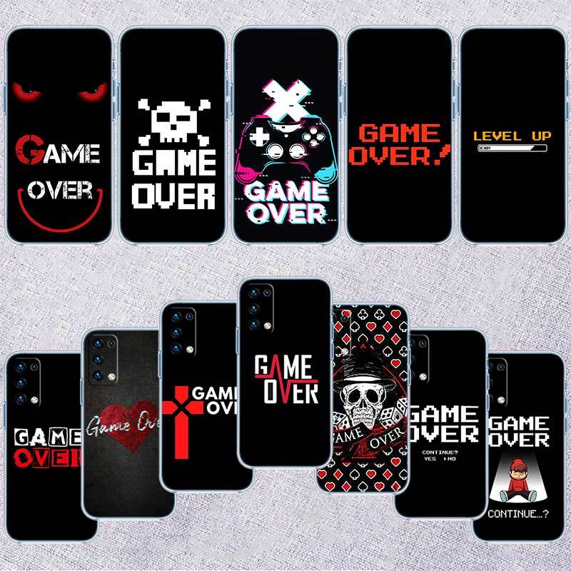 Game Over Phone Case for Motorola Edge 20 30 S30 40 50 Fusion Lite Plus Pro Ultra Neo One Action Zoom Hyper Power Macro Vision