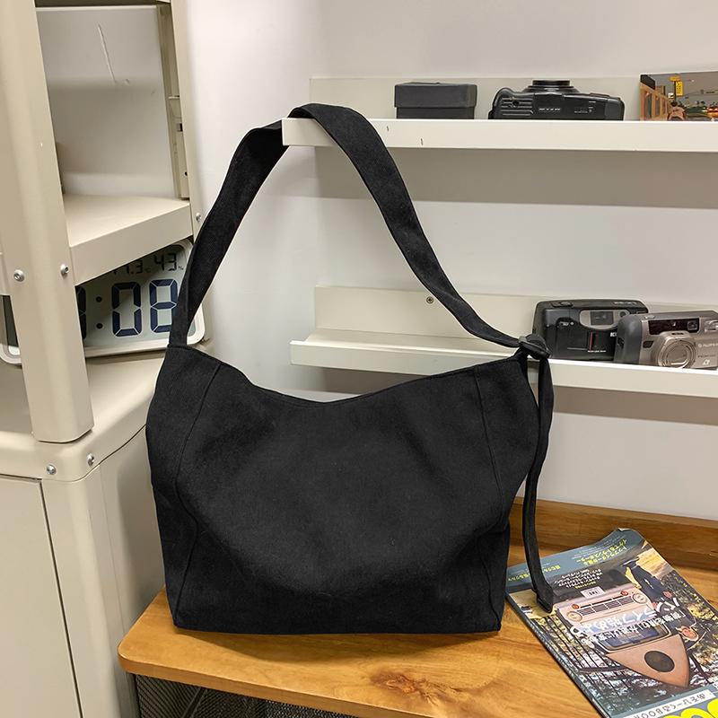 Crossbody Bag Women's Large Capacity Canvas Bag Student Class Commuter Shoulder Bag