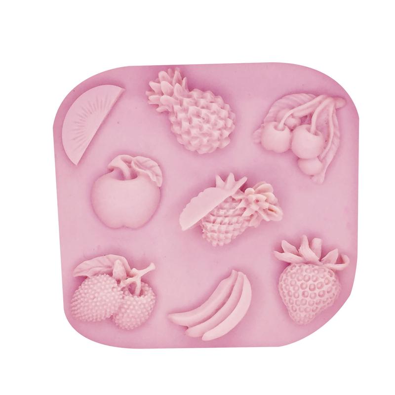 Fruit Pineapple Banana Strawberry Apple Cherry Chocolate Cake Decorating Tools