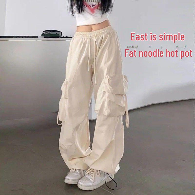Unisex American-Style Thick Overalls for Street Dance: Trendy, Casual, All-Match Loose Wide-Leg Pants for Autumn and Winter.