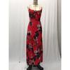 Women's Summer Printed Big Swing Fork Slimming Halter Long Dresses