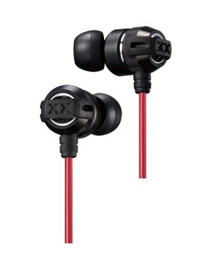 JVC XX Series Ohrhörer Kanaltyp Schwarz Rot HA-FX33X-BR &
