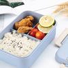 Picnic Bento 3-compartment Meal Storage Lunch Box With Cutlery  For Kids Adult