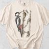 Woodpecker T-Shirt – Retro Watercolor Bird Print, Comfort Colors Cotton Tee