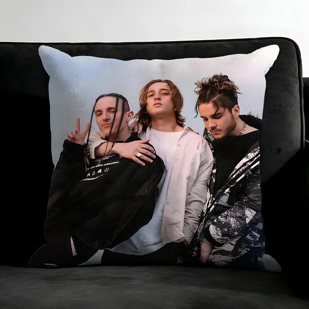 

CChase AtlanticC Band Cushion Cover Pillowcase Ultra Soft Skin Friendly Fabric Cloud Like Comfort Concealed Zipper 30x30cm