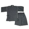Mermaid Ookini Men's Plus Size Jinbei Top and Bottom Set, Cotton and Linen, Shijira Weave, Summer Samue Pajamas, Loungewear, Father's Day Gift (LL, [W