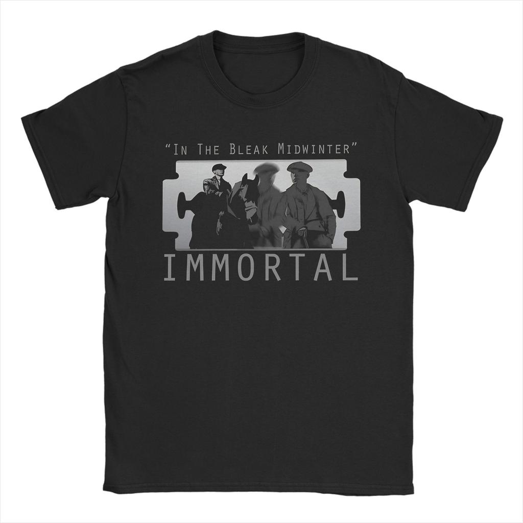 Men Women Print Tommy Shelby Peakys Blinders The Immortal Man T Shirt Tee Pure Cotton T-shirts Clothing 2026 Summer