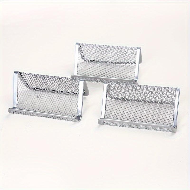 1 Durable Metal Wire Business Card Holder, Desktop Storage and Organizing Phone Holder, Office Supplies and Accessories