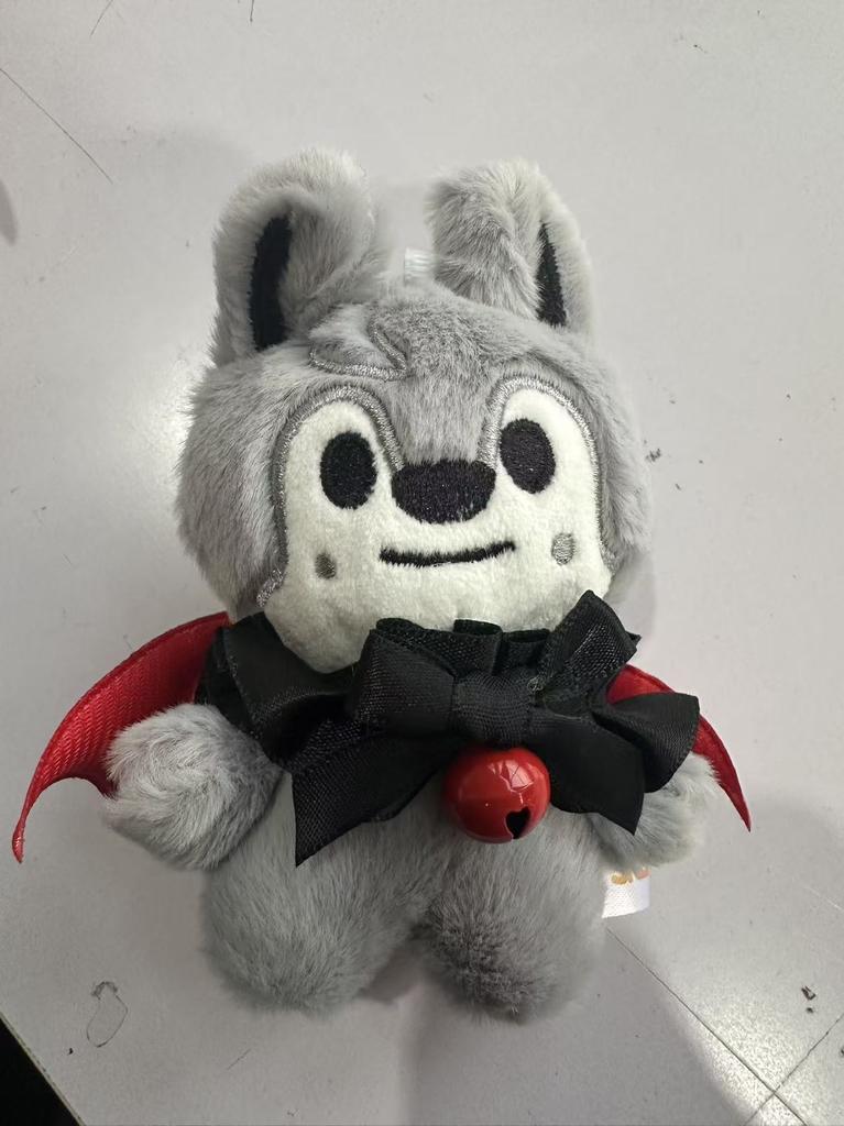 StrayKids 10cm stuffed plush toy Halloween funny demon red wing clothes stuffed animal backpack pendant personalized gift