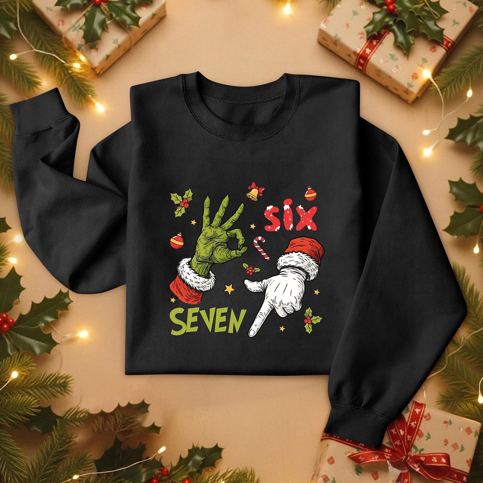 

Christmas T-Shirts And Sweatshirts, Women S Sweatshirts, Long-Sleeved Pullover Sweatshirts, Women S Long-Sleeved Tops XL
