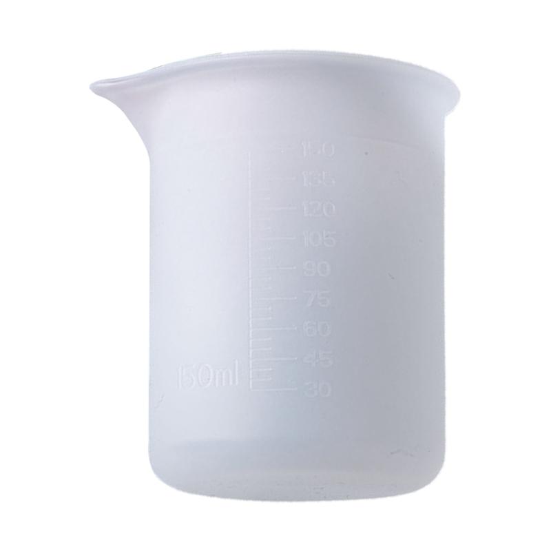 150ml Resin Cup Non-Stick Silicone Cup Silicone Measuring Cup Reusable Mixing Cup with Precise Scale for DIY Jewelry 1