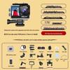 4K Waterproof 360° Panoramic Action Camera for Motorcycle & Fishing