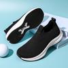New Wide Head Wide Sole Last Big Head Shoes Casual Sports Running Shoes Soft Sole Lazy Shoes Flying Knitting