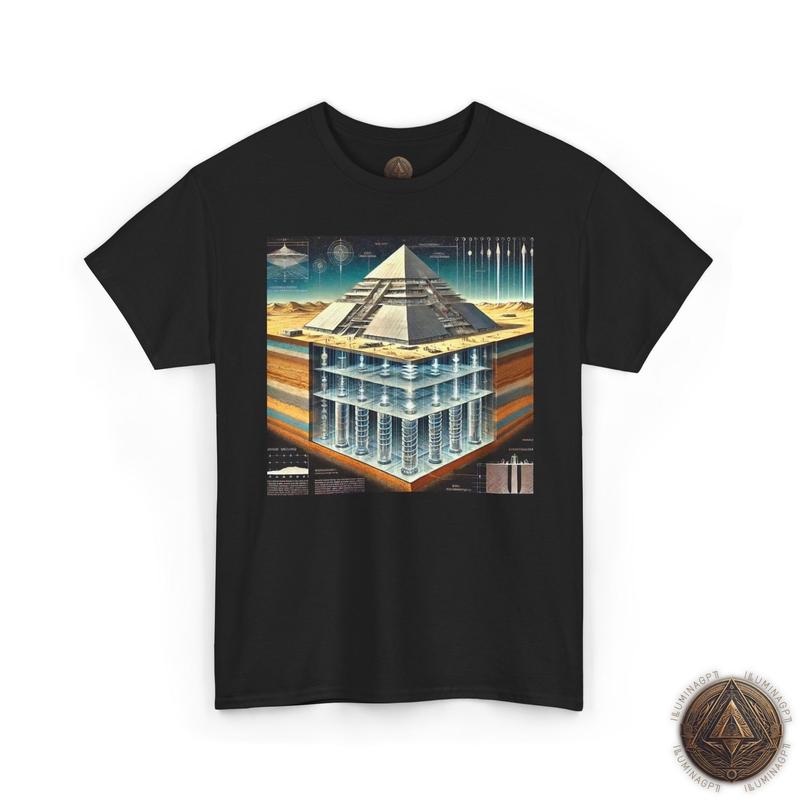

Great Pyramid T-Shirt, Pyramid of Khufu Tee, Khafre Pyramid GPR Unisex T-Shirt, Egypt Tee XL