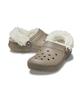 Crocs Classic Fleece Lined Clogs (Fleece Straps) - Mushroom / 211396-195