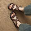 Women's Sandals 2026 Summer New Comfortable Non Slip Sweet Height Increase Flats Comfortable Fashion Platform Casual Beach Shoes