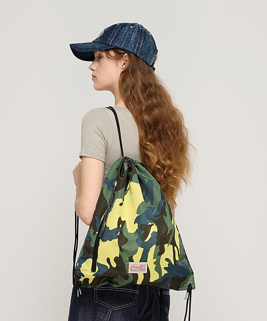 Cargobros For Woman Camo String Gym Sack (Yellow)