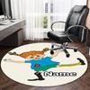 Customizable Pippi Longstocking1 Round Non-Slip Carpet - Ideal for Garden, Picnic, Office, Perfect for Decoration, Suitable For All Seasons