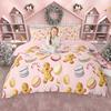 Homewish Kids Christmas Duvet Cover Set Merry Xmas Bedding Set Cute Snowman Gingerbread Comforter Cover Set