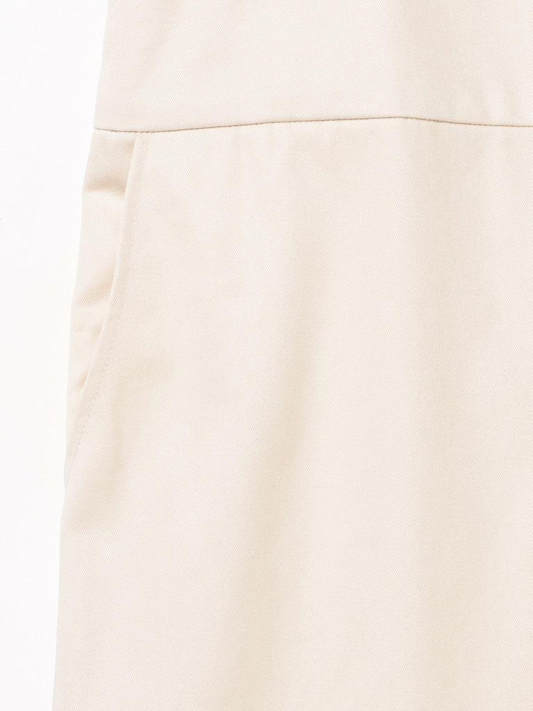 Beams Heart All-in-One/Overalls, Semi-Wide Overalls, Size 25S, Women's, Off White, One Size