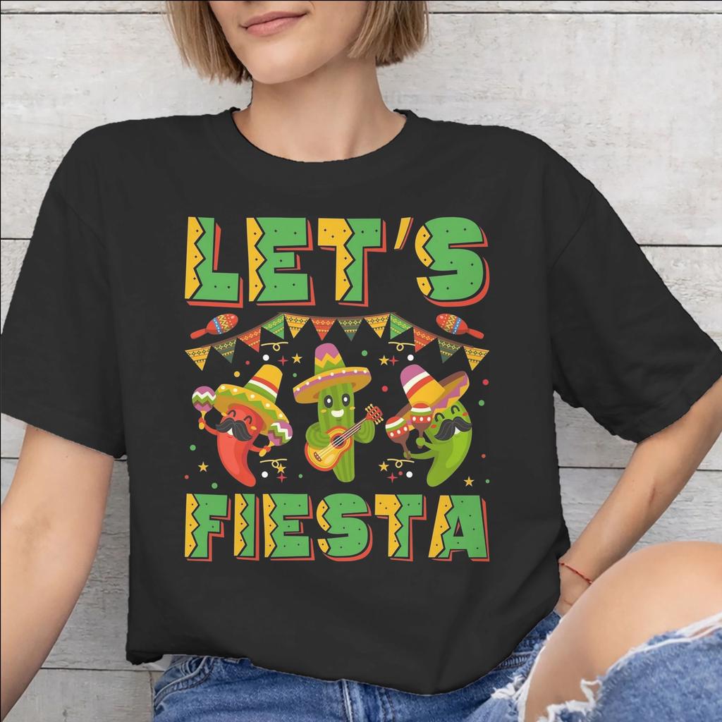Fiesta Squad Cinco De Mayo New Arrival T Shirts Unisex Unisex Pure Cotton Tee Shirt Clothing
