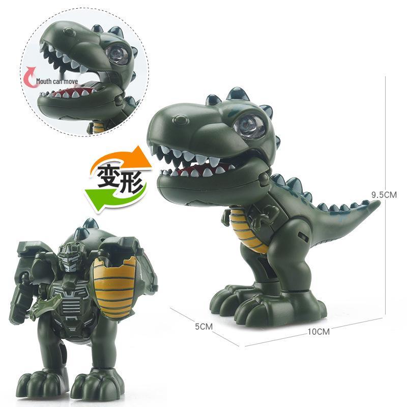 Large Dinosaur Building Blocks: Transforming T-Rex, Pterodactyl, Dilophosaurus & Velociraptor Scene Accessories Set