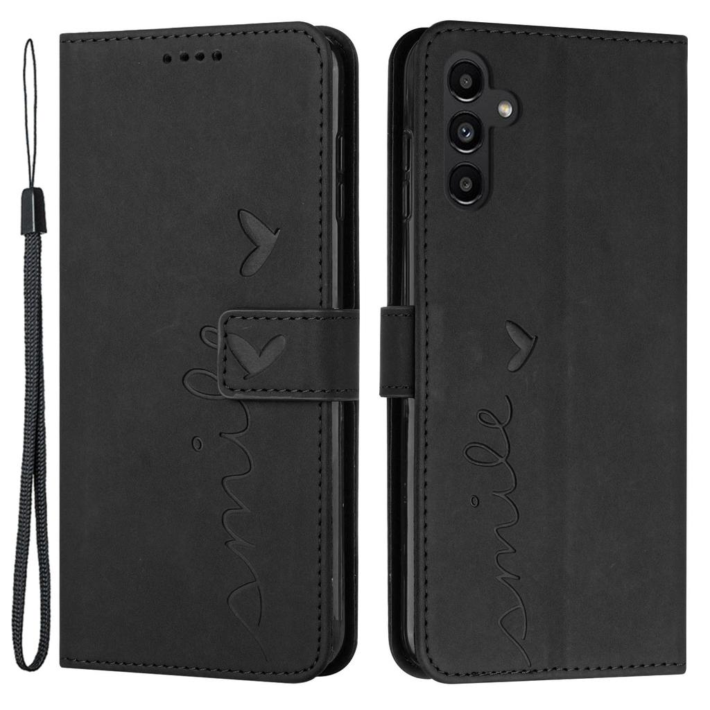 For Samsung Galaxy A35 5G Skin-touch PU Leather+TPU Wallet Cover Magnetic Cell Phone Case