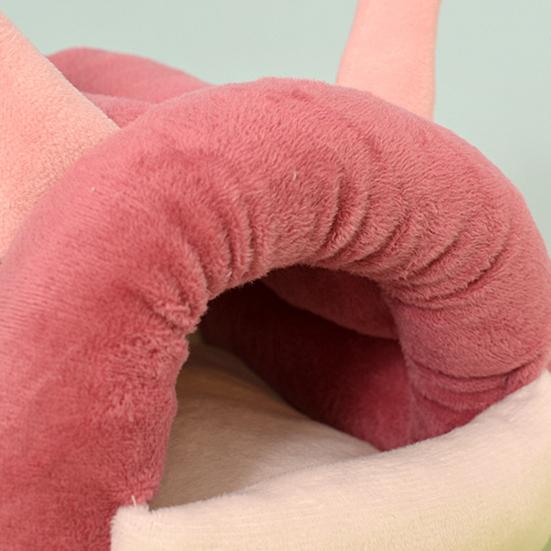 Cozy Hamster Sleeping House Snail Shape Thickened Dwarf Rabbit Chinchilla Hedgehog Ferret Hideaway Hide Hut Cage Accessories