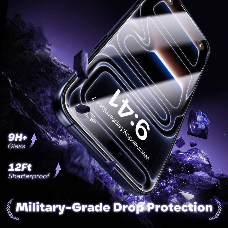 1-4 Stück Displayschutzfolie 17 Max Air 17Pro 9H Gehärtet Für Iphone 11 12 13 14 15 16 Pro 14Plus Glas