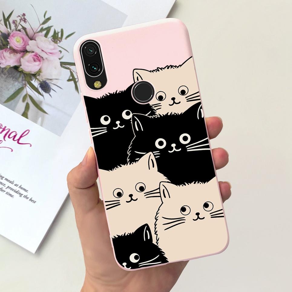 For Xiaomi Redmi Note 7 Case Note7 Pro Luxury Flower Marle Funda Soft Silicone Phone Cases For Redmi Note7 Redmi 7 Back Cover